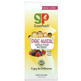 Pre-Natal, whole nutrition, natural berry flavor, GreenPeach, 480 ml