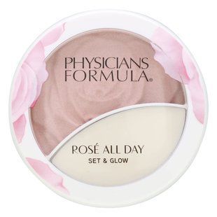 Physicians Formula, Ros&eacute; All Day, Set & Glow, Illuminating Powder & Dewy Balm, 1711500 Brightening Rose, 1 Count купить в Киеве и Украине