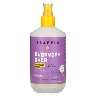 Alaffia, Everyday Shea Detangler Spray, Lavender, 12 fl oz (354 ml) купить в Киеве и Украине