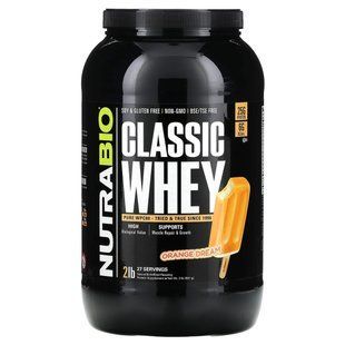 NutraBio, Classic Whey Protein, Orange Dream, 2 lb (907 g) купить в Киеве и Украине