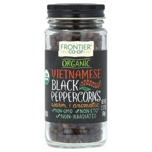 Frontier Co-op, Organic Vietnamese Black Peppercorns , 2.12 oz (60 g) купить в Киеве и Украине