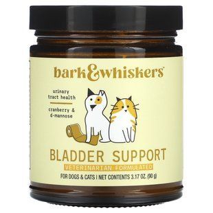 Добавка для поддержки сечового михура собак и котов Dr. Mercola (Bark & Whiskers Bladder Support) 90 г купить в Киеве и Украине
