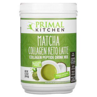 Колаген Кето Латте, Матчу, Collagen Keto Latte, Matcha, Primal Kitchen, 264.6 г