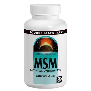 МСМ с Витамином C Source Naturals (MSM) 1000 мг 60 таблеток купить в Киеве и Украине