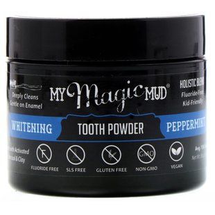 Whitening tooth powder, mint, My Magic Mud, 1.06 oz (30 g)