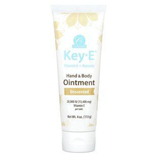 Carlson, Key-E Hand & Body Ointment, Unscented, 13,400 mg (20,000 IU), 4 oz (113 g) купить в Киеве и Украине
