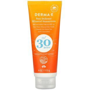 Солнцезащитный крем антиоксидант SPF 30 Derma E (Antioxidant Sunscreen) 113 г купить в Киеве и Украине