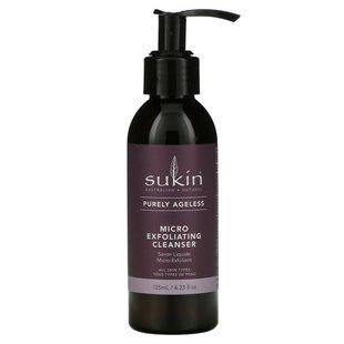Sukin, Purely Ageless, micro-exfoliating cleansing product, 4.23 fluid ounces (125 ml)