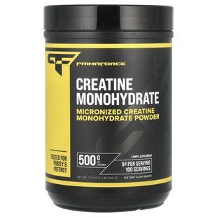 Primaforce, Creatine Monohydrate, Unflavored, 1.1 lb (500 g) купить в Киеве и Украине