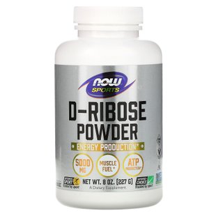 Д-рибоза Now Foods (D-Ribose Powder) 227 г купить в Киеве и Украине