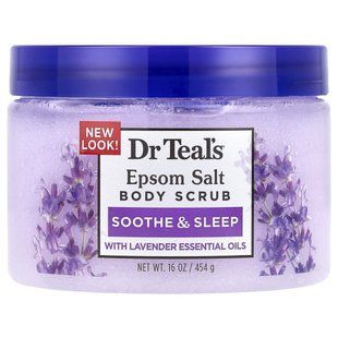 Dr. Teal's, Epsom Salt Body Scrub, Lavender, 16 oz (454 g) купить в Киеве и Украине