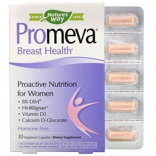 Promeva, Здоровье груди, Nature's Way, 30 вегетарианских капсул купить в Киеве и Украине