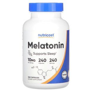 Nutricost, Melatonin, 10 mg, 240 Capsules купить в Киеве и Украине