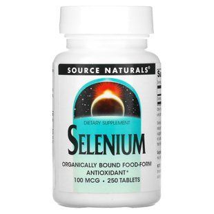 Селен дрожжевой Source Naturals (Selenium) 100 мкг 250 таблеток купить в Киеве и Украине