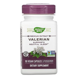 Валериана стандартизованная Nature's Way (Valerian) 90 капсул купить в Киеве и Украине