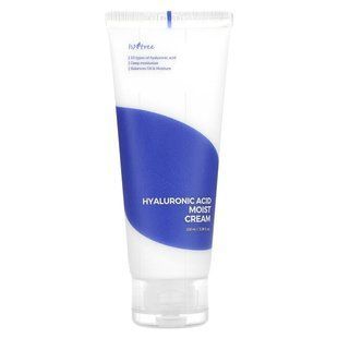Гиалуроновая кислота, увлажняющий крем, Hyaluronic Acid, Moist Cream, Isntree, 100 мл купить в Киеве и Украине