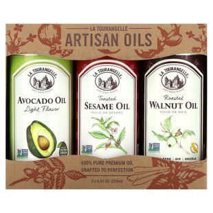 La Tourangelle, LAT Favorites Trio Artisan Oils, 3 Count, 8.45 oz (250 ml) Each купить в Киеве и Украине