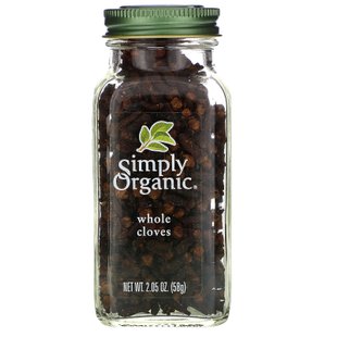 Целая гвоздика, Simply Organic, 2,05 унции (58 г) купить в Киеве и Украине