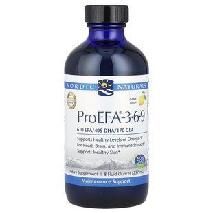 Омега 3-6-9 лимон Nordic Naturals (ProEFA 3-6-9) 237 мл