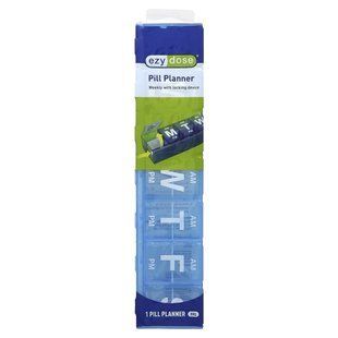 Ezy Dose, Щотижня з блокуванням, планер для таблеток, 3XL, 1 шт