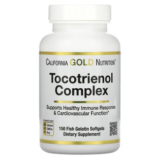 Комплекс токотриенолов California Gold Nutrition (Tocotrienol Complex) 150 мягких капсул из рыбьего желатина купить в Киеве и Украине