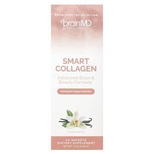 BrainMD, Smart Collagen, Vanilla Essence, 20 Sachets, 3.95 oz (112 g)
