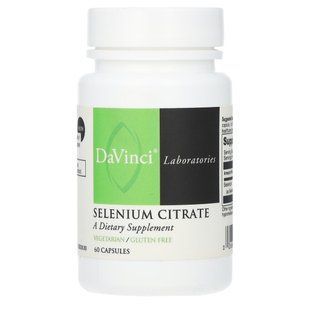 DaVinci Laboratories of Vermont, Selenium Citrate , 60 Capsules купить в Киеве и Украине