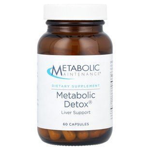 Metabolic Maintenance, Metabolic Detox, 60 Capsules купить в Киеве и Украине