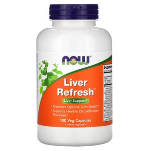 Поддержка печени Now Foods (Liver Refresh) 180 капсул купить в Киеве и Украине