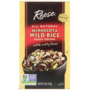 Миннесотский дикий рис, с тонким ореховым вкусом, Reese, 4 унции (113 г) купить в Киеве и Украине