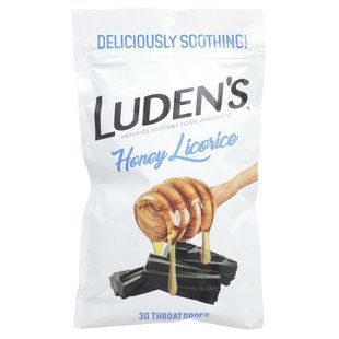 Luden's, Леденцы с ментолом / анестетик для полости рта, медовая солодка, 30 капель для горла купить в Киеве и Украине