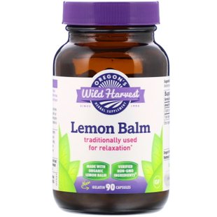 Мелисса лекарственная Oregon's Wild Harvest (Lemon Balm) 90 капсул купить в Киеве и Украине