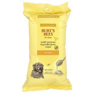 Burt's Bees, Multi-Purpose Hypoallergenic Wipes with Honey, For Dogs, 100 Count купить в Киеве и Украине