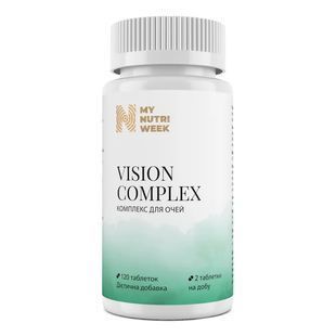 MyNutriWeek,Комплекс&nbsp;для&nbsp;глаз,Vision&nbsp;Complex,120&nbsp;таблеток купить в Киеве и Украине
