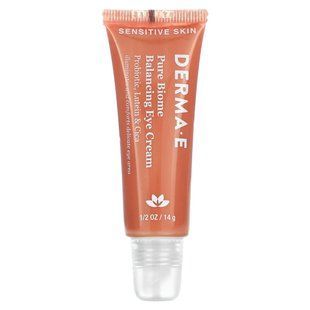 DERMA E, Pure Biome Balancing Eye Cream, 1/2 oz (14 g) купить в Киеве и Украине