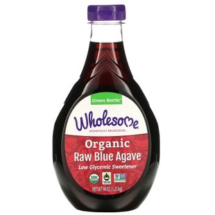 Нектар голубой агавы органик необработанный Wholesome Sweeteners, Inc. (Blue Agave) 1.25 кг купить в Киеве и Украине