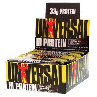 Батончики з високим вмістом білка, шоколадне печиво, Universal Nutrition, 16 батончиків, 3 унції (85 г) кожен