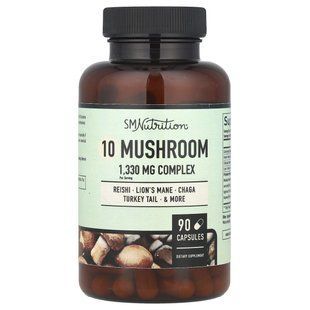 SMNutrition, 10 Mushroom Complex , 90 Capsules купить в Киеве и Украине