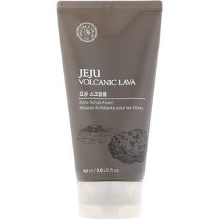 Foam scrub for washing with volcanic clay Jeju