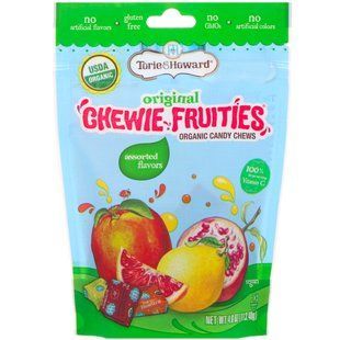Organic, chewy fruit candies, assorted flavors, 4 oz (113.4 g)