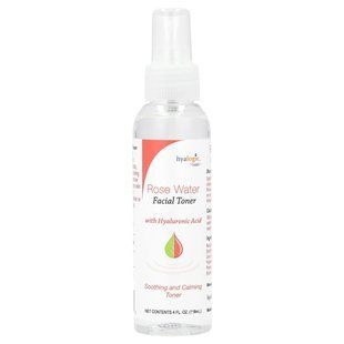 Hyalogic, Rose Water Facial Toner With Hyaluronic Acid, 4 fl oz (118 ml) купить в Киеве и Украине