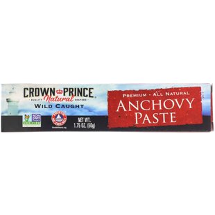 Паста из анчоусов, Crown Prince Natural, 1,75 унции (50 г) купить в Киеве и Украине