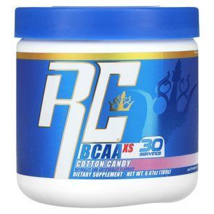 Ronnie Coleman, Vital Edition, BCAA XS, солодка вата, 189 г (6,67 унції)