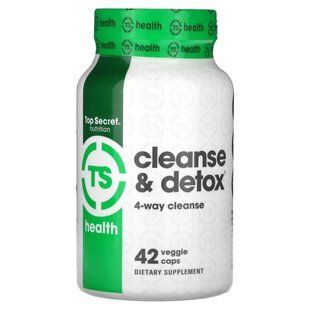 Top Secret Nutrition, Health, Cleanse & Detox, 42 Veggie Caps купить в Киеве и Украине