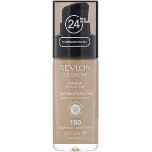 Foundation for combination and oily skin, Sand Beige 180, Revlon, 30 ml.