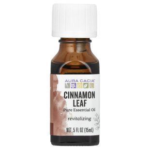 Масло листьев корицы восстанавливающее эфирное Aura Cacia (Essential Oil Cinnamon Leaf) 15 мл купить в Киеве и Украине