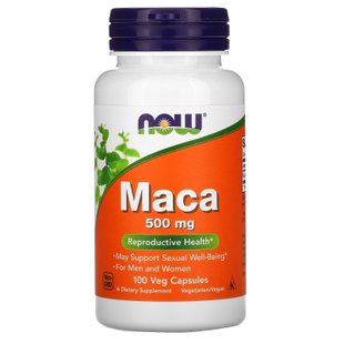 Мака Now Foods (Maca) 500 мг 100 вегетарианских капсул купить в Киеве и Украине