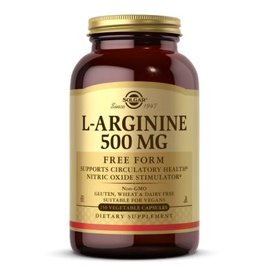 Aргінін Solgar (L-Arginine) 500 мг 250 капсул