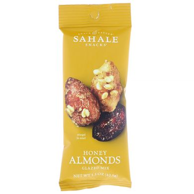 Глазированная смесь миндаль в меде Sahale Snacks (Glazed Mix Honey Almonds) 9 пакетиков по 42,5 г купить в Киеве и Украине