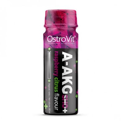 Негазований напій з амінокислотами, A-AKG SHOT, OstroVit, 80 мл